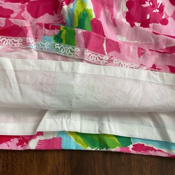 Lilly Pulitzer First Impression Hotty Pink Keetan Strapless Dress Size 2 - Picture 6 of 6